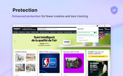 Qwant - Search engine and tracker blocker screenshot