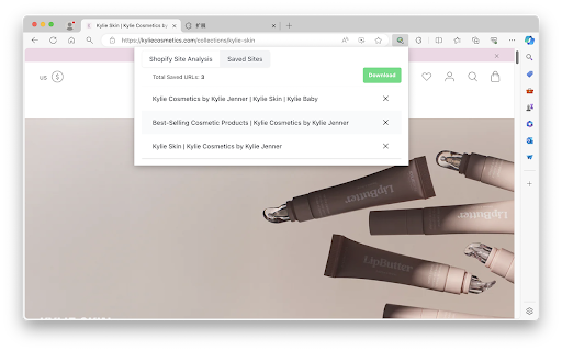 Shopify Store Inspector and Analyzer screenshot