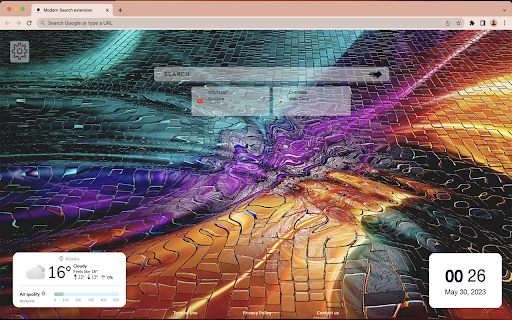 Modern Search screenshot