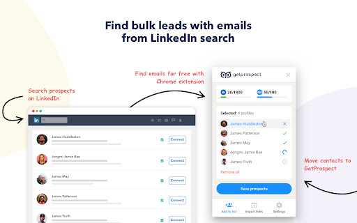 Email Finder - GetProspect screenshot