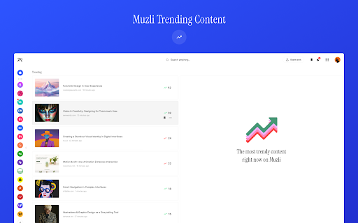 Muzli - Design inspiration hub screenshot