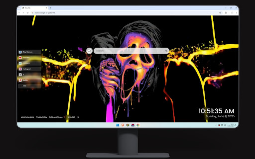 Ghostface Scream Live Wallpaper screenshot