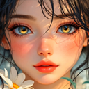 Anime Girl Daisy Eyes Live Wallpaper icon