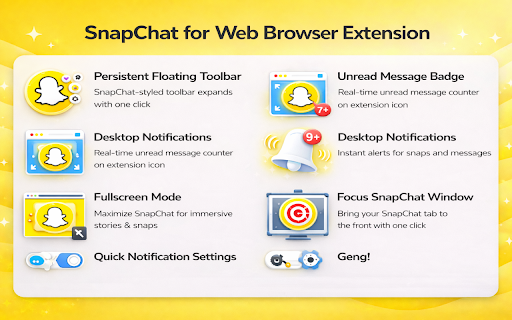 SnapChat™ for Web screenshot