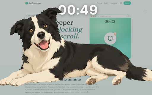 Pet Gatekeeper — Cat & Dog Focus Break Timer screenshot