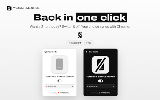 Hide YouTube Shorts — Block & Remove Shorts from Your Feed screenshot