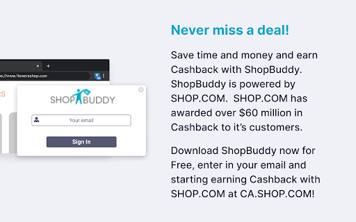 ShopBuddy for Canada: Cash Back & Coupons screenshot
