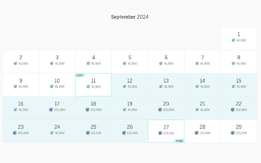 FlightSeats.io Reward Seat Finder screenshot
