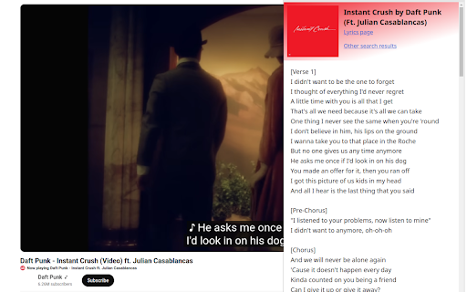 Song Lyrics screenshot