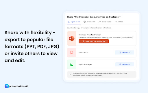 Presentations.AI – Webpage to Slides in 1 Click | ChatGPT for Presentations screenshot
