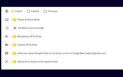 Beyond Meet for Google Meet screenshot