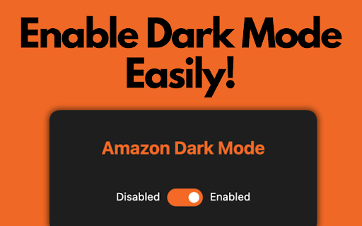 Amazon Dark Mode screenshot