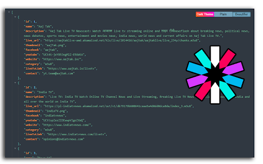 JSON Formatter & Beautifier screenshot