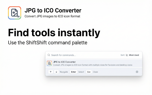 JPG to ICO screenshot