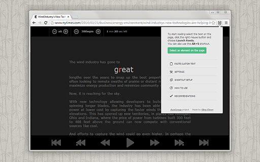 Speed Reading screenshot
