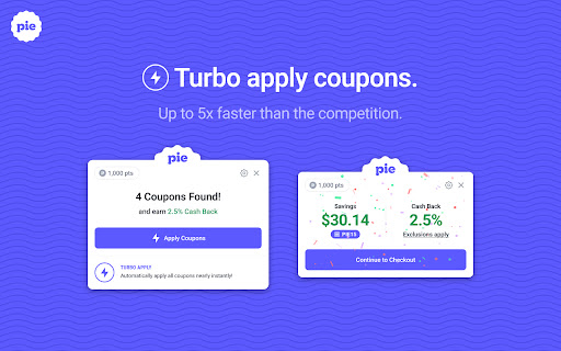 Pie Shopping: AI Cash Back and Coupons screenshot