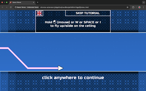 Space Waves - Unblocked Game screenshot