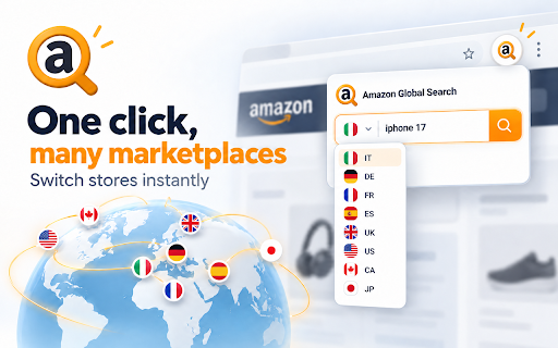 Amazon Global Search screenshot
