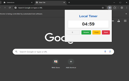 Local Timer screenshot