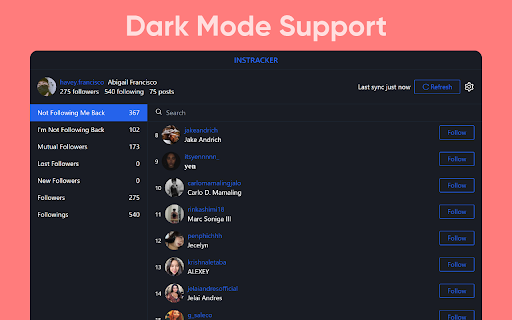 InsTracker - Follower & Unfollower Tracker screenshot