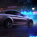 BMW M3 Neon Night Drive Live Wallpaper - Sports Car New Tab icon