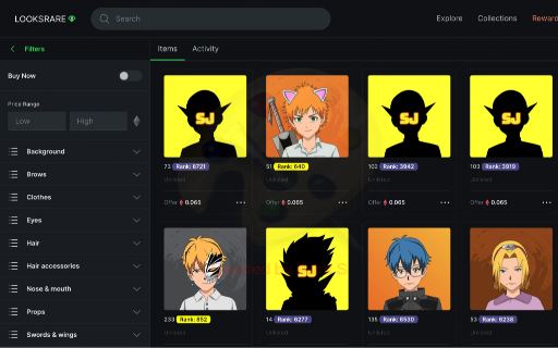 Shonen Junk - Rarity Tool screenshot