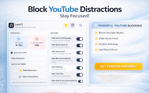 Stay Focused: Site Blocker screenshot