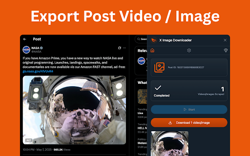 X Image Downloader - Twitter Image / Video Downloader screenshot