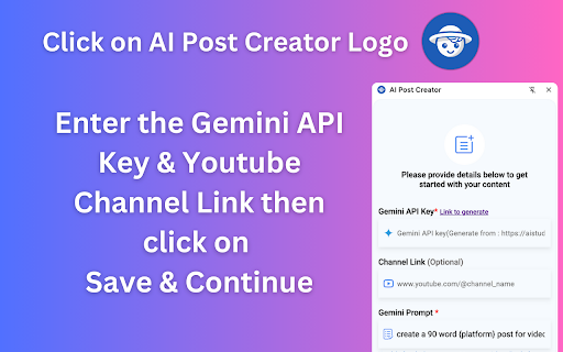 AI Post Creator screenshot