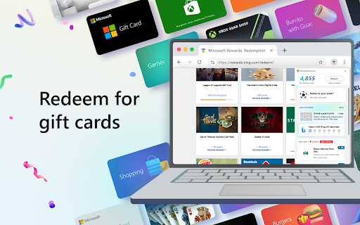 Microsoft Bing Search with Rewards screenshot