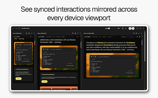 Responsive Simulator - Multi Device Viewport Tester screenshot