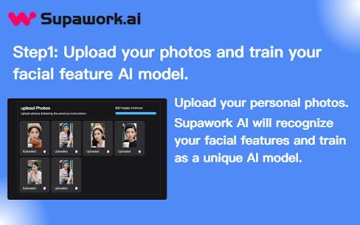 AI Headshots Generator - Supawork AI screenshot