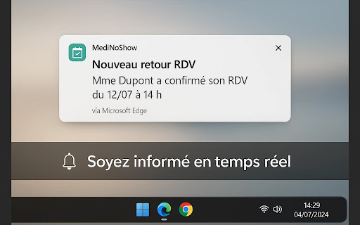 MediNoShow : Adieu aux rendez-vous manqués screenshot