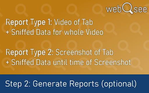 webQsee: Free Website Bug Recorder + Sniffer screenshot