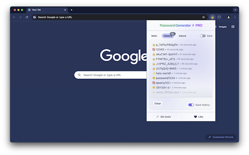 Password Generator PRO screenshot