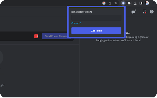 Discord Get User Token screenshot