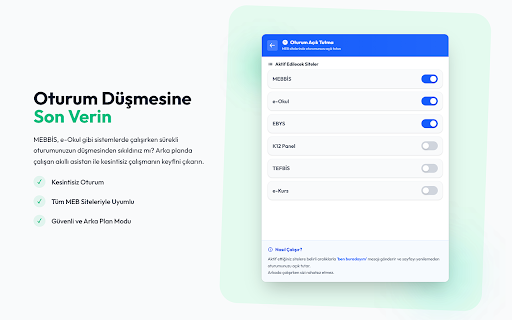EduPanel - E-Okul Yardımcı Uygulaması screenshot