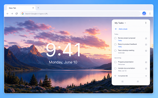 TaskTab - New Tab for Google Tasks screenshot