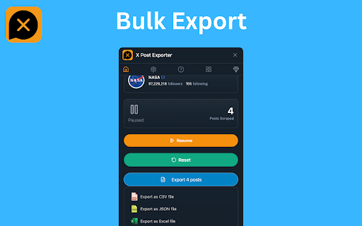 X Post Exporter - Download X / Twitter Posts screenshot