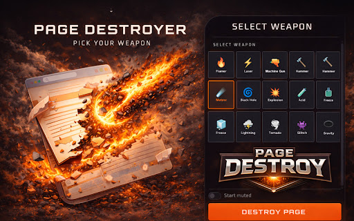 Page Destroyer screenshot