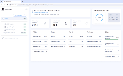 SEO Checker screenshot