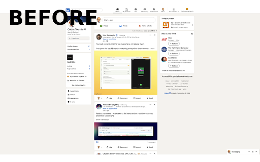 LinkFeed Pro screenshot