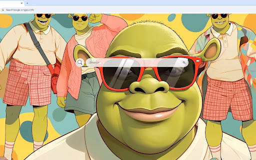 Preppy Shrek Live Wallpaper screenshot