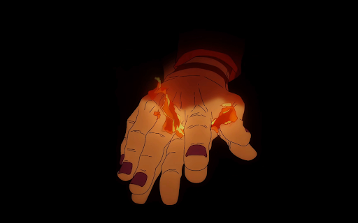 Sukuna Vs Jogo Flames Jujutsu Kaisen Live Wallpaper screenshot