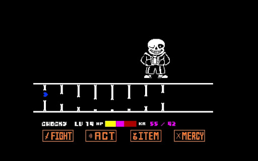 Bad Time Simulator Sans Fight Game screenshot