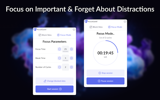 FocusGuard - Free Site Blocker screenshot