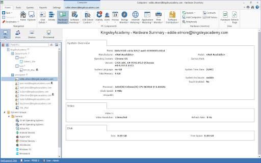 NetSupport DNA Agent screenshot