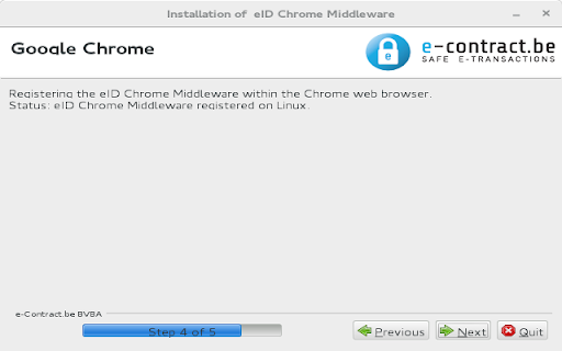 eID Chrome Extension screenshot