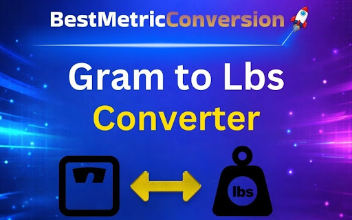 G to LBS Converter & Custom PDF Conversion - BestMetricConversion screenshot