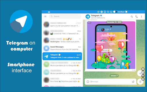 Web for Telegram screenshot